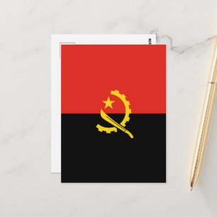 Carte Postale Drapeau de l'Angola