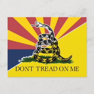 Carte Postale Drapeau de l'Arizona et de Gadsden