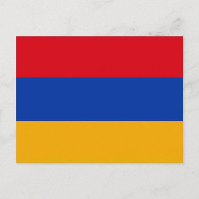 Carte Postale Drapeau de l'Arménie (Devant)