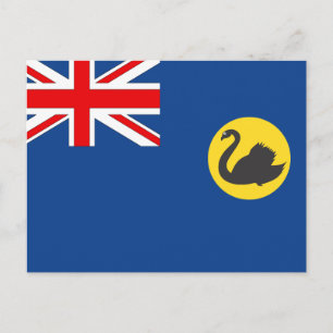 Carte Postale Drapeau de l'Australie occidentale