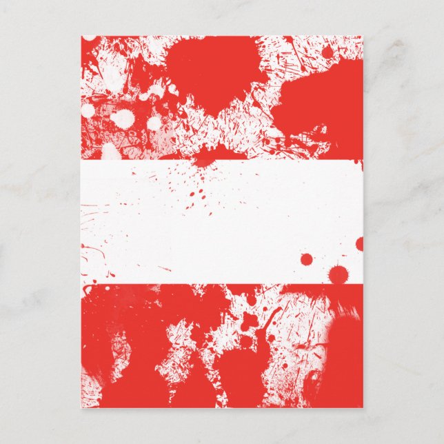 Carte Postale Drapeau de l'Autriche (Devant)