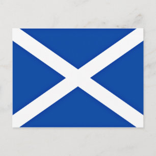 Carte Postale Drapeau de l'Écosse