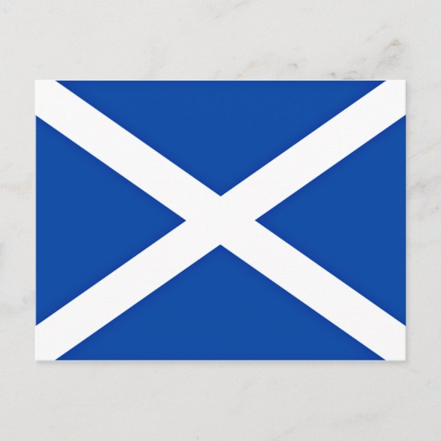 Carte Postale Drapeau de l'Écosse (Devant)