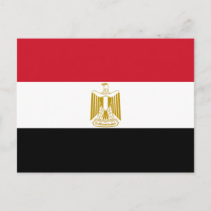 Carte Postale Drapeau de l'Égypte