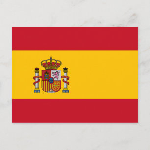 Carte Postale Drapeau de l'Espagne