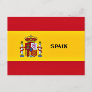 Carte Postale Drapeau de l'Espagne