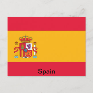 Carte Postale Drapeau de l'Espagne