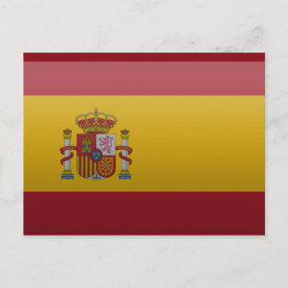 Carte Postale Drapeau de l'Espagne.