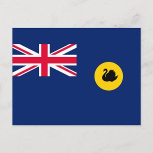 Carte Postale Drapeau de l'État d'Australie-Occidentale