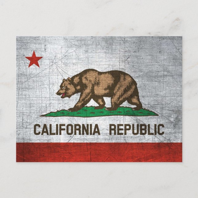 Carte Postale Drapeau de l'État de Californie (Devant)