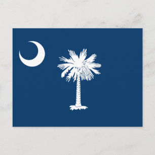 Carte Postale Drapeau de l'État de Caroline du Sud