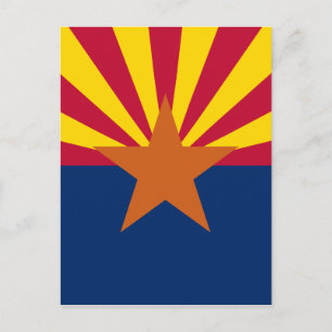 Carte Postale Drapeau de l'État de l'Arizona