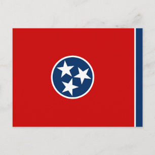 Carte Postale Drapeau de l'État du Tennessee