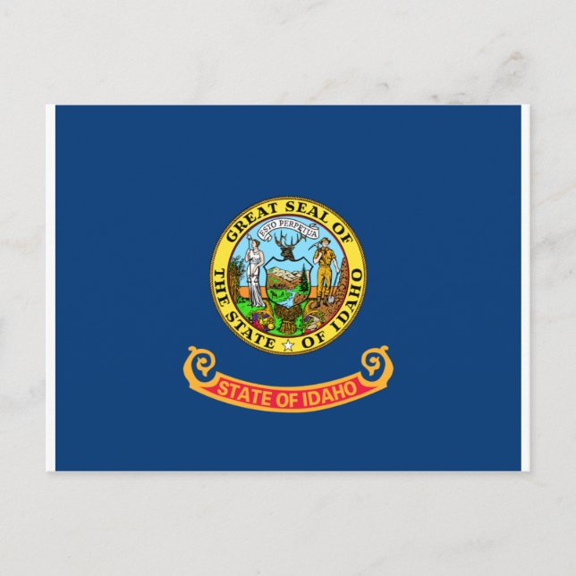 Carte Postale Drapeau de l'Idaho (Devant)
