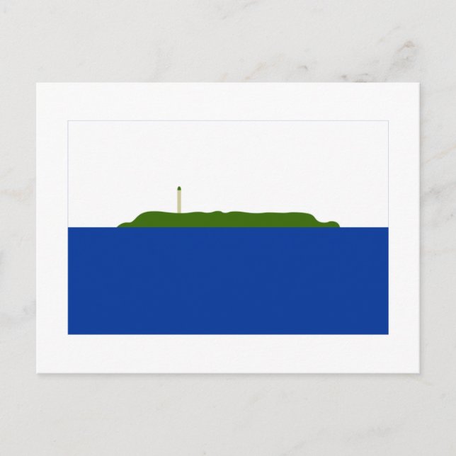 Carte Postale Drapeau de l'Île de Navassa (Devant)