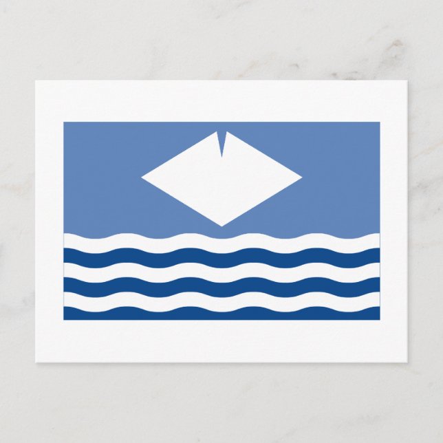 Carte Postale Drapeau de l'île de Wight (Devant)