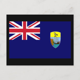 Carte Postale Drapeau de l'île Sainte-Hélène