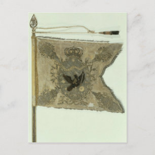 Carte Postale Drapeau de l'infanterie prussienne sous Frederick
