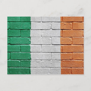 Carte Postale Drapeau de l'Irlande