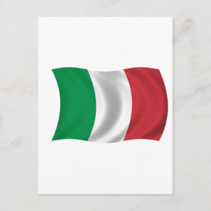 Carte Postale Drapeau de l'Italie