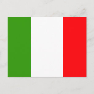 Carte Postale Drapeau de l'Italie