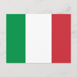 Carte Postale Drapeau de l'Italie