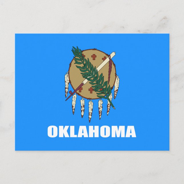 Carte Postale Drapeau de l'Oklahoma  (Devant)