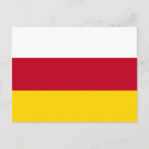 Carte Postale Drapeau de l'Ossétie du Nord