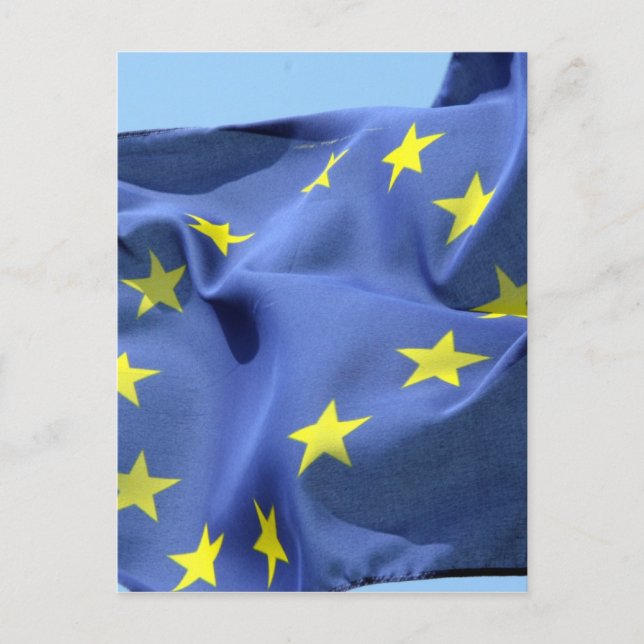 Carte Postale drapeau de l'ue (Devant)