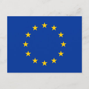 Carte Postale Drapeau de l'Union européenne UE