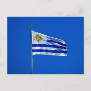 Carte Postale drapeau de l'uruguay