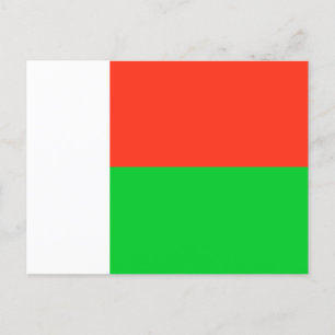 Carte Postale Drapeau de Madagascar