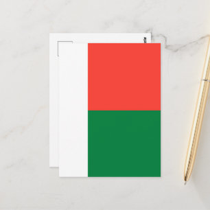 Carte Postale Drapeau de Madagascar