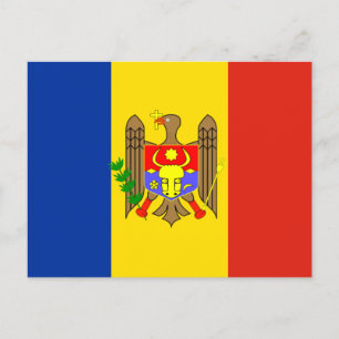 Carte Postale Drapeau de Moldavie