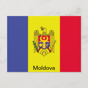 Carte Postale Drapeau de Moldavie