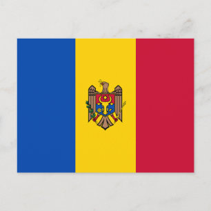 Carte Postale Drapeau de Moldova