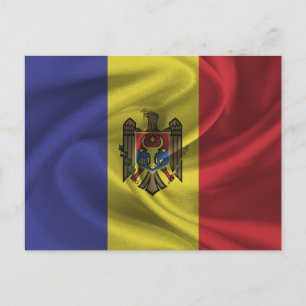 Carte Postale Drapeau de Moldova
