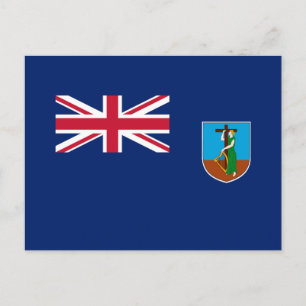 Carte Postale Drapeau de Montserrat