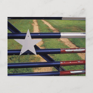 Carte Postale Drapeau de N.A., États-Unis, Texas, Lac Buchanan, 