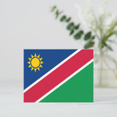 Carte Postale Drapeau de Namibie (Debout devant)