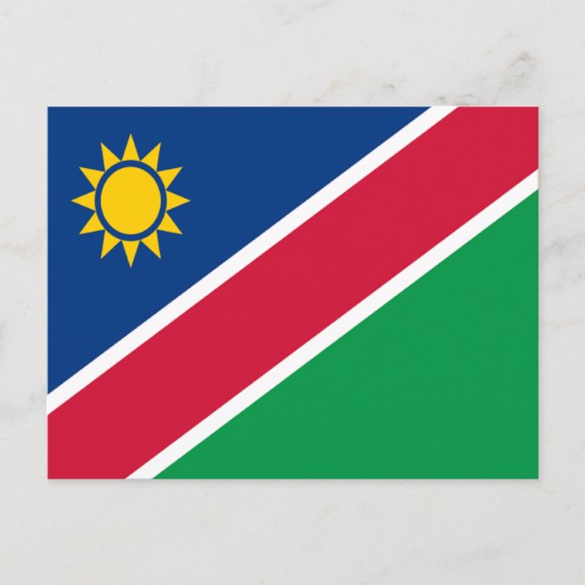 Carte Postale Drapeau de Namibie (Devant)