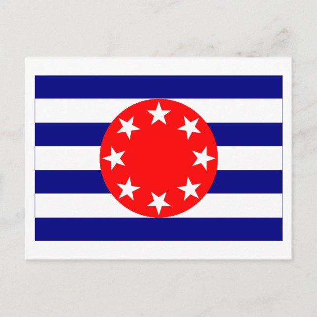 Carte Postale Drapeau de Ngarchelong (Devant)