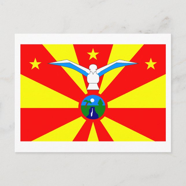 Carte Postale Drapeau de Ngardmau (Devant)