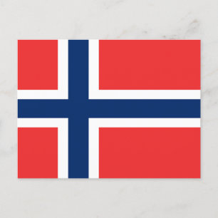 Carte Postale Drapeau de Norway
