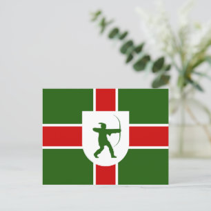 Carte Postale Drapeau de Nottinghamshire