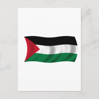 Carte Postale Drapeau de Palestine