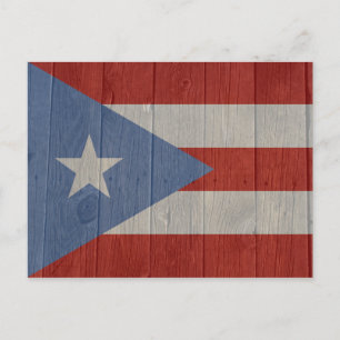Carte Postale Drapeau de Porto Rico