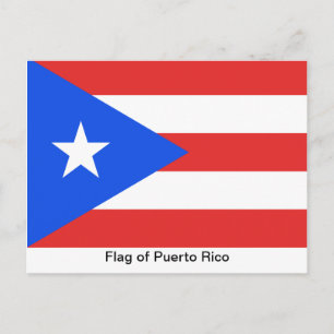 Carte Postale Drapeau de Porto Rico