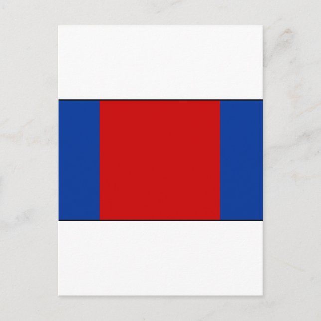 Carte Postale Drapeau de Quito Équateur (Devant)