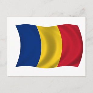 Carte Postale Drapeau de Roumanie